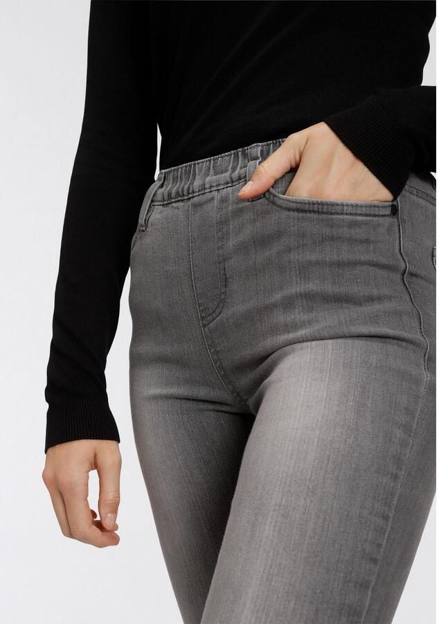 Flashlights Jeggings strakke pasvorm skinny jeans used-look-wassing hoge taille (Set van 2) - Foto 2