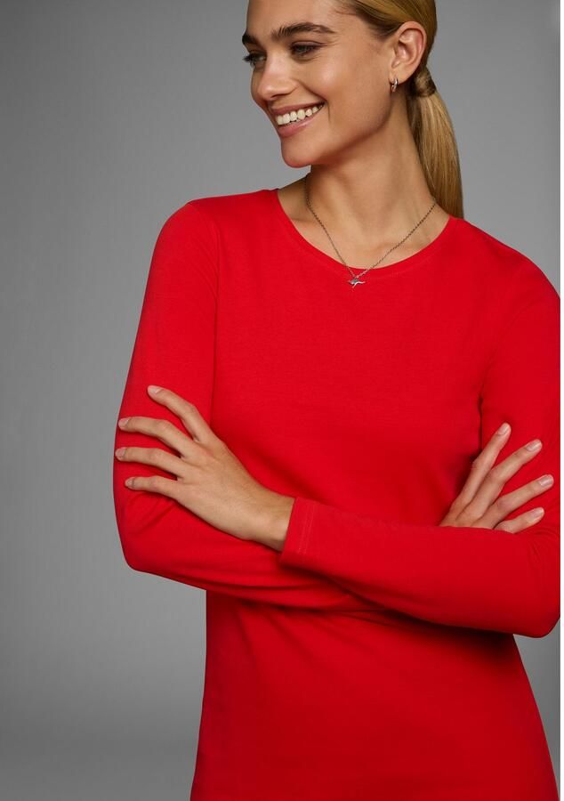 Flashlights Jerseyjurk figuurvolgende snit van interlock-stof langarm (set 2-delig 2 stuks) - Foto 2