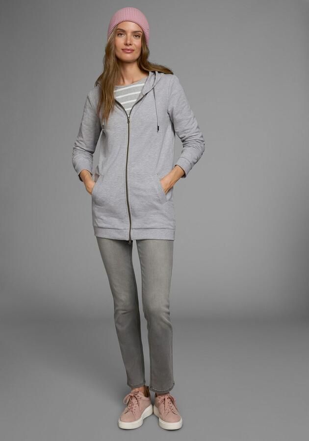 Flashlights Sweatvest in een lang model met een rits - Foto 9