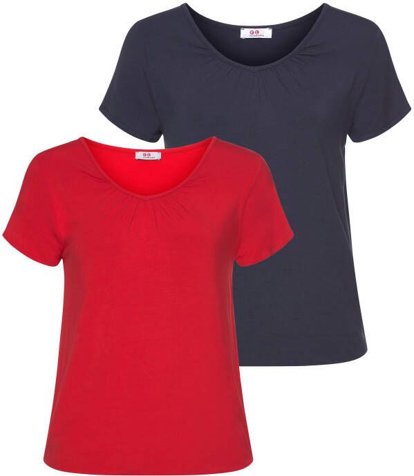 Flashlights T-shirt Met lichte kapmouw (Set van 2)