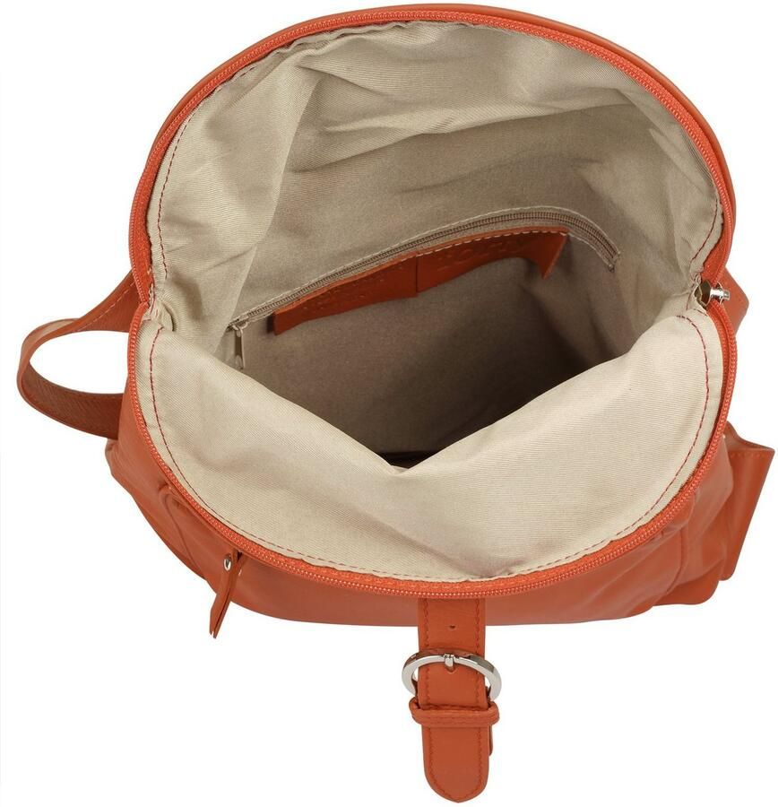 Forty Degrees Rugzak echt leer made in italy