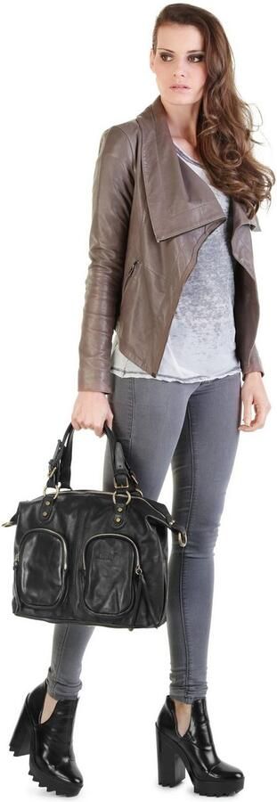 Forty Degrees Tas echt leer made in italy - Foto 7