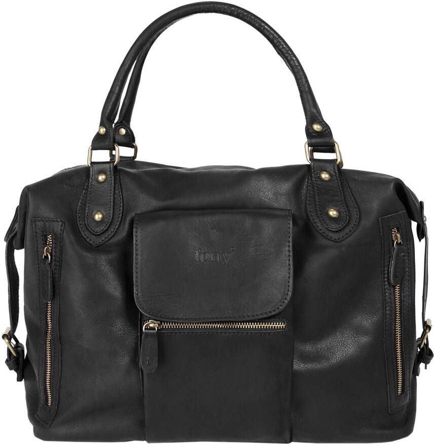 Forty Degrees Shopper echt leer made in italy