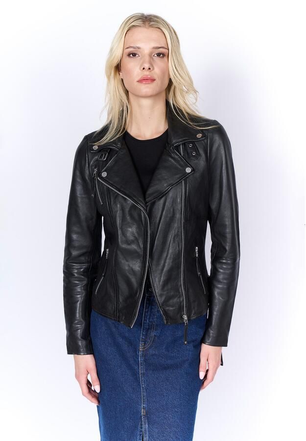 Freaky Nation Leren jack Biker Princess met schuine ritssluiting - Foto 5