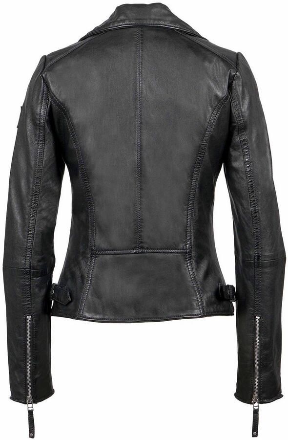 Freaky Nation Leren jack Biker Princess met schuine ritssluiting - Foto 3