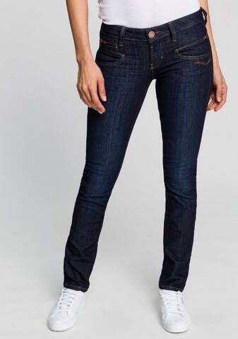Freeman T. Porter Slim fit jeans Alexa SDM met pas in hartmodel en vele liefdevolle details