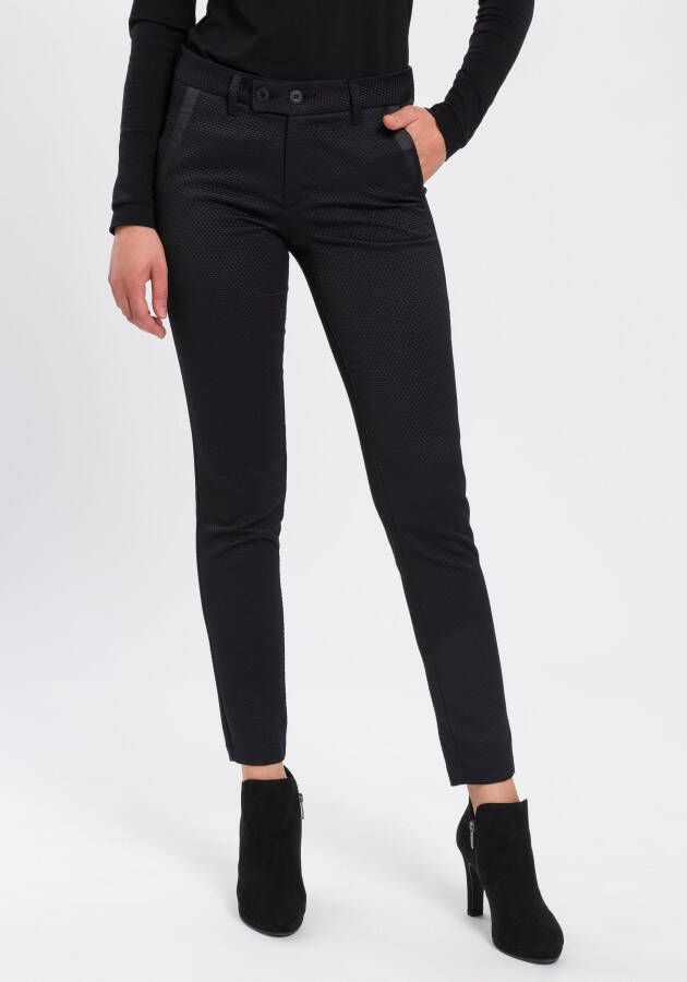 Freeman T. Porter Stoffen broek Tessa Cassico met structuurpatroon (set 1-delig)