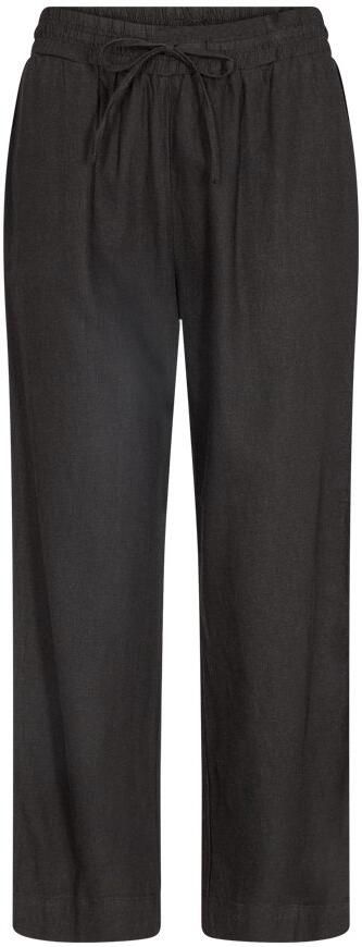 FREE QUENT Straight leg linnen broek met steekzakken model 'Lavea' - Foto 2