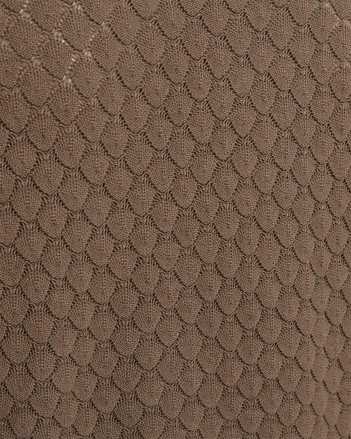 FREEQUENT Gebreide trui FQDODO met fijnste gaatjesborduurwerk