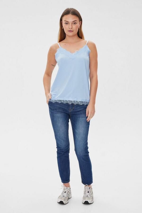 FREEQUENT Kanten top FQBICCO-ST met spaghettibandjes - Foto 2