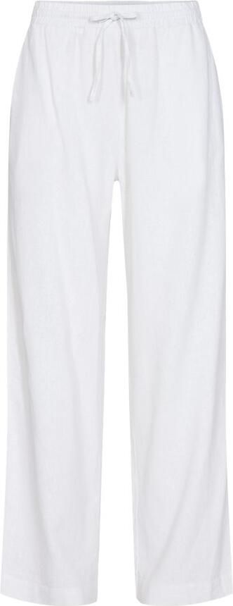 FREE QUENT Broek van een mix van linnen en viscose met elastische band model 'Lava' - Foto 5