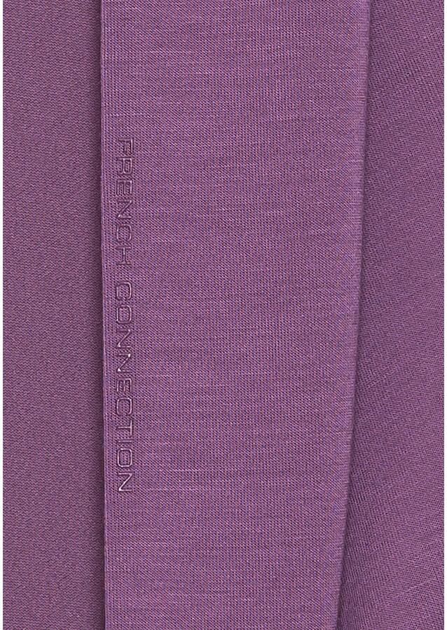 French Connection Hoodie met v-hals en brede kraag loungewear - Foto 2
