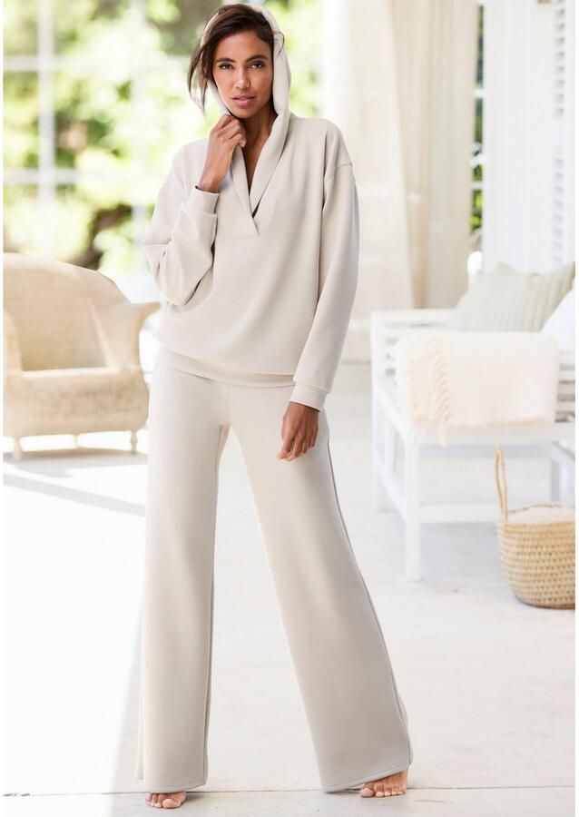 French Connection Loungebroek met wijd been loungewear