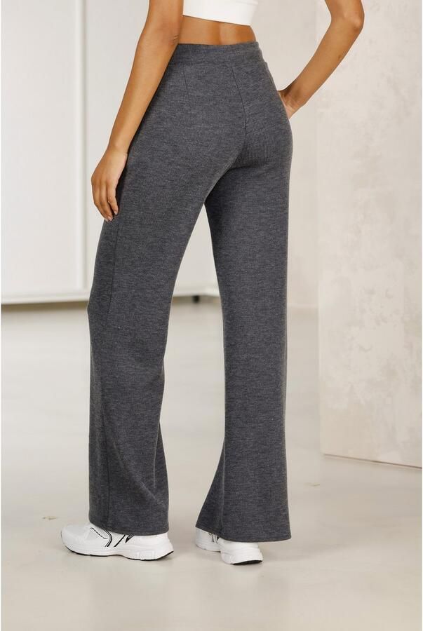 French Connection Loungebroek in geribde tricot-look - Foto 8