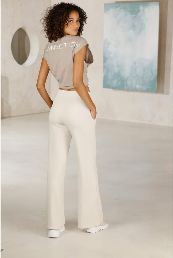 French Connection Loungebroek in geribde tricot-look - Foto 5