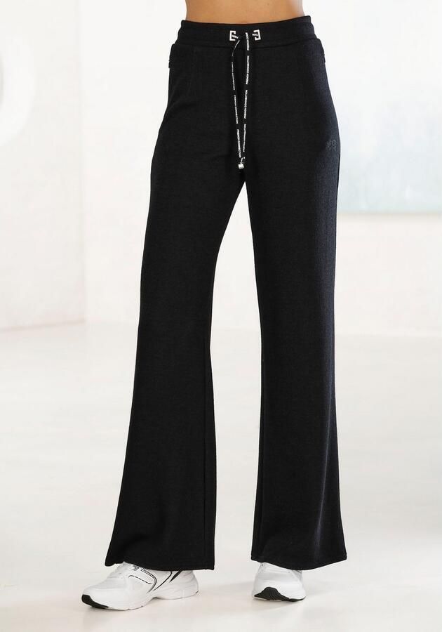 French Connection Loungebroek in geribde tricot-look - Foto 3