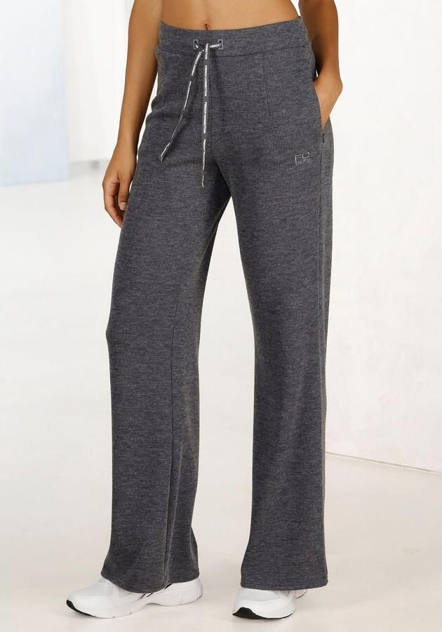 French Connection Loungebroek in geribde tricot-look - Foto 5