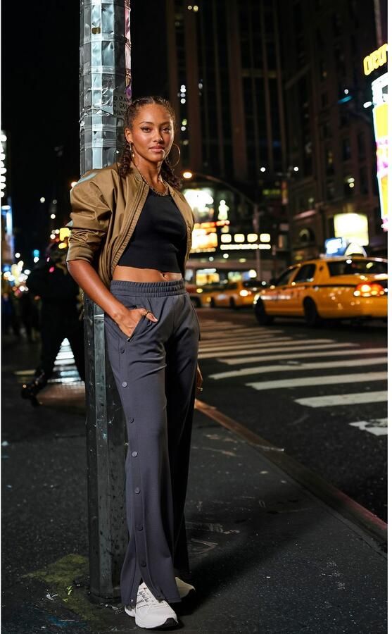 French Connection Loungebroek met drukknoppen zijdelings op de pijp - Foto 6