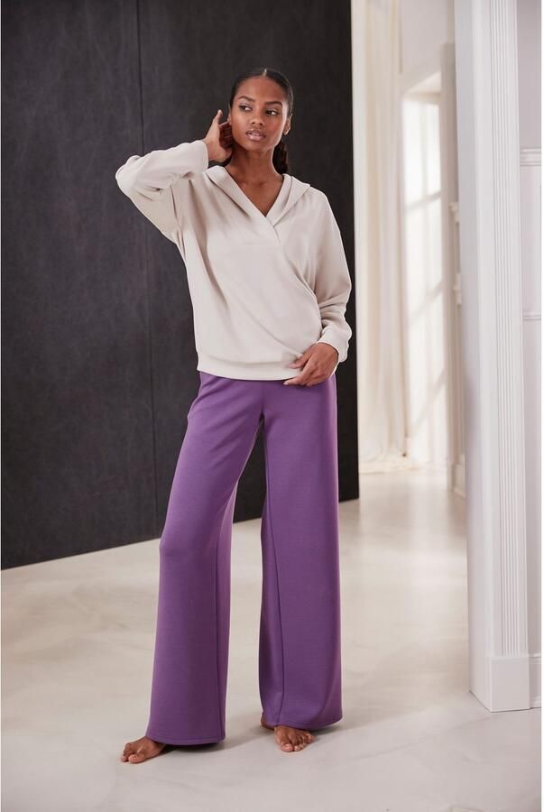 French Connection Loungebroek met wijd been loungewear - Foto 5