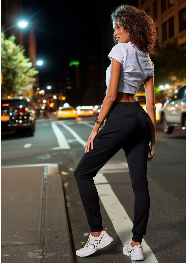 French Connection Loungebroek smalle sportieve vorm soepel vallend - Foto 3