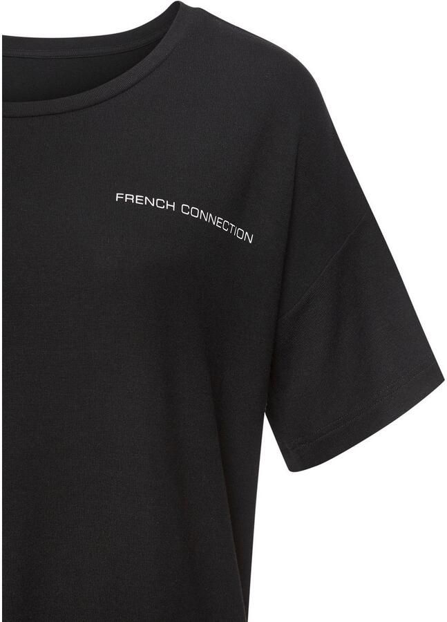 French Connection Nachthemd met grote logoprint op de rug