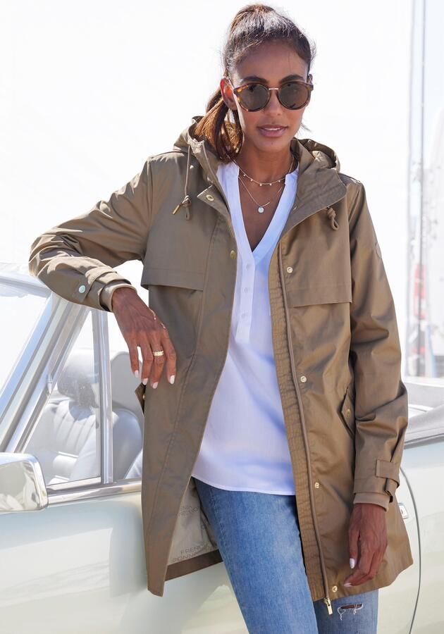 French Connection Outdoorjack Zoomsplit met drukknopen aan de achterkant - Foto 3