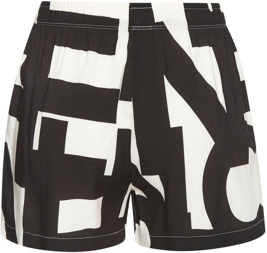 French Connection Pyjamashort in geweven overhemden kwaliteit