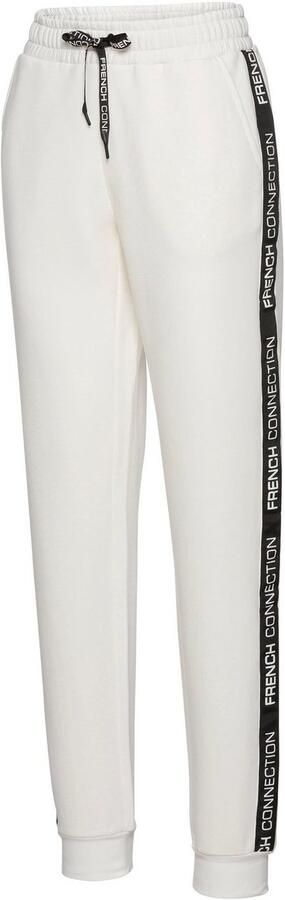 French Connection Sweatbroek met zij contraststrepen en logo-print - Foto 10