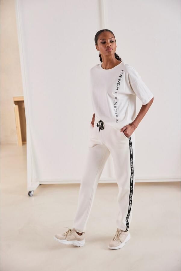 French Connection T-shirt met wijde mouwen en logo-print - Foto 6