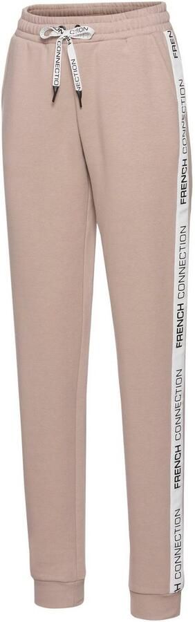 French Connection Sweatbroek met zij contraststrepen en logo-print - Foto 8