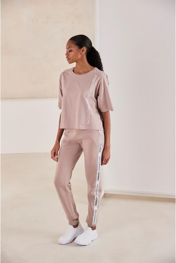 French Connection T-shirt met wijde mouwen en logo-print - Foto 6