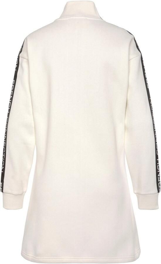 French Connection Sweatjurk -Loungejurk met staande kraag en logo-print accenten op de mouwen. - Foto 4
