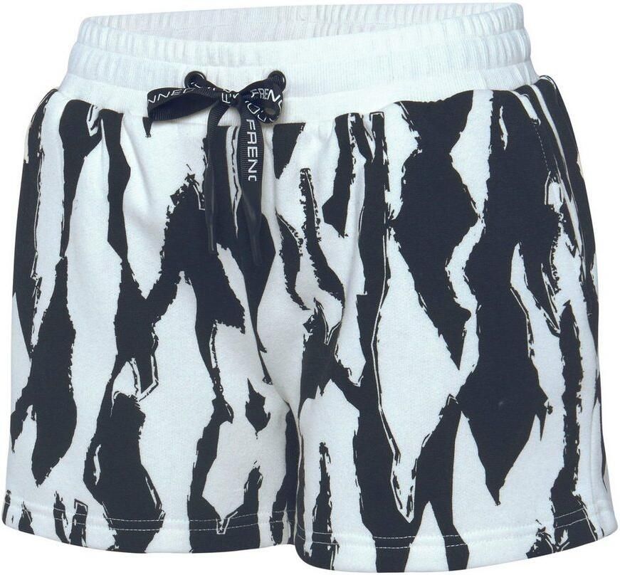 French Connection Sweatshort Korte broek met alloverprint loungewear (1-delig) - Foto 2