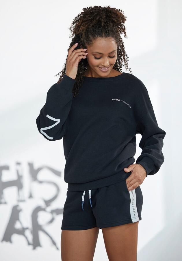 French Connection Sweatshort Korte broek met zijlijke contrasterende accenten loungewear - Foto 7