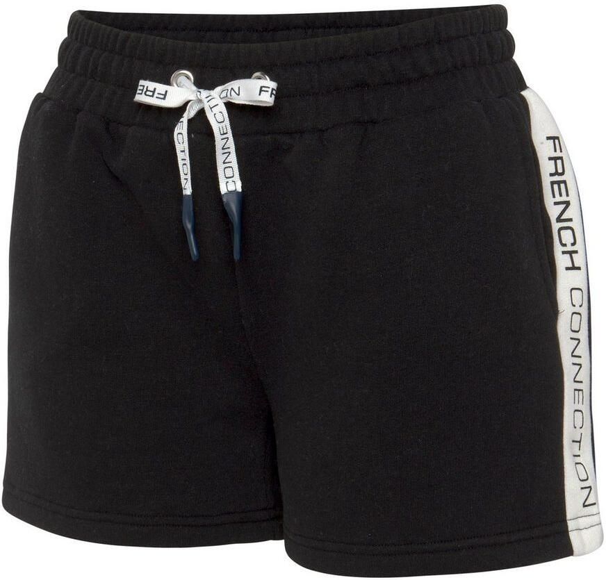 French Connection Sweatshort Korte broek met zijlijke contrasterende accenten loungewear