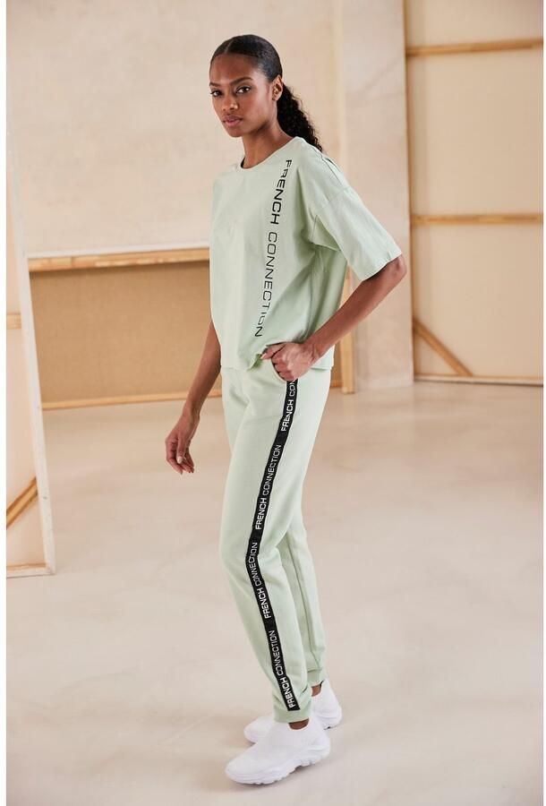 French Connection T-shirt met wijde mouwen en logo-print - Foto 6