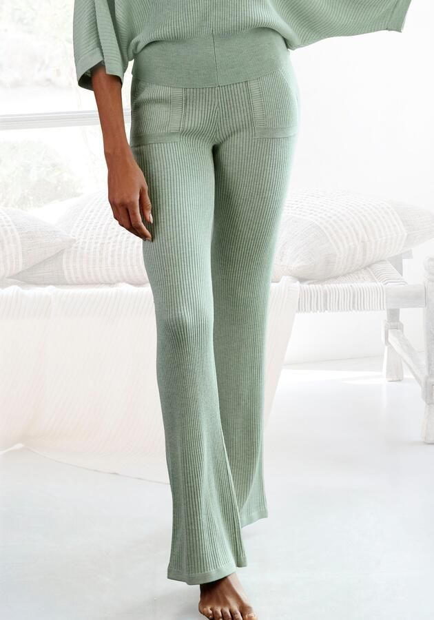 French Connection Tricotbroek Loungebroek Relaxbroek met lichte uitlopende pijpen loungewear - Foto 4