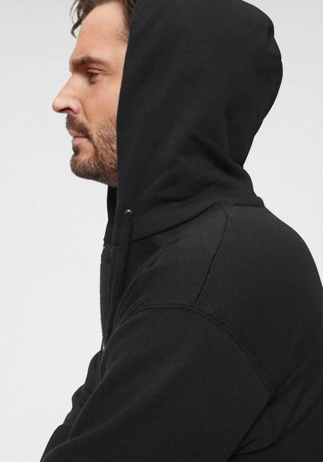 Fruit of the Loom Capuchonsweatvest met kangoeroezak - Foto 3