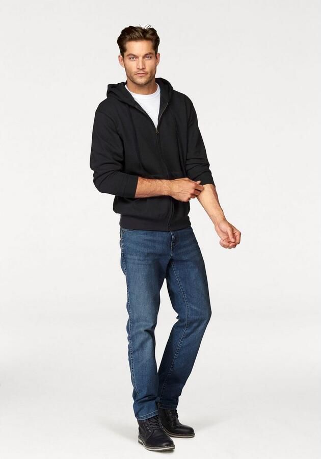 Fruit of the Loom Capuchonsweatvest met kangoeroezak - Foto 5