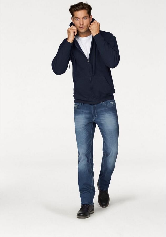 Fruit of the Loom Capuchonsweatvest met kangoeroezak - Foto 5