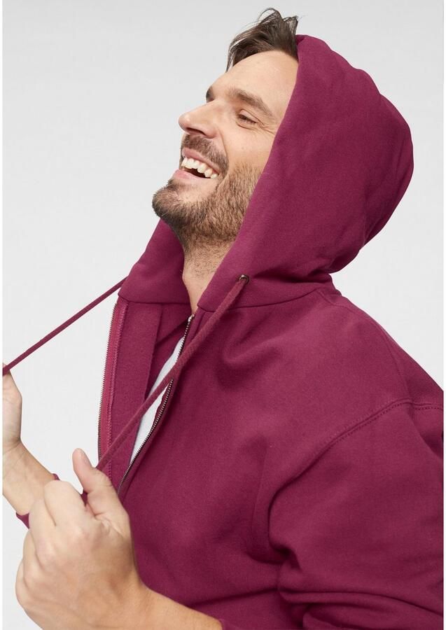 Fruit of the Loom Capuchonsweatvest met kangoeroezak - Foto 2