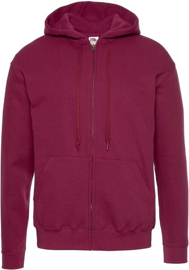 Fruit of the Loom Capuchonsweatvest met kangoeroezak - Foto 4