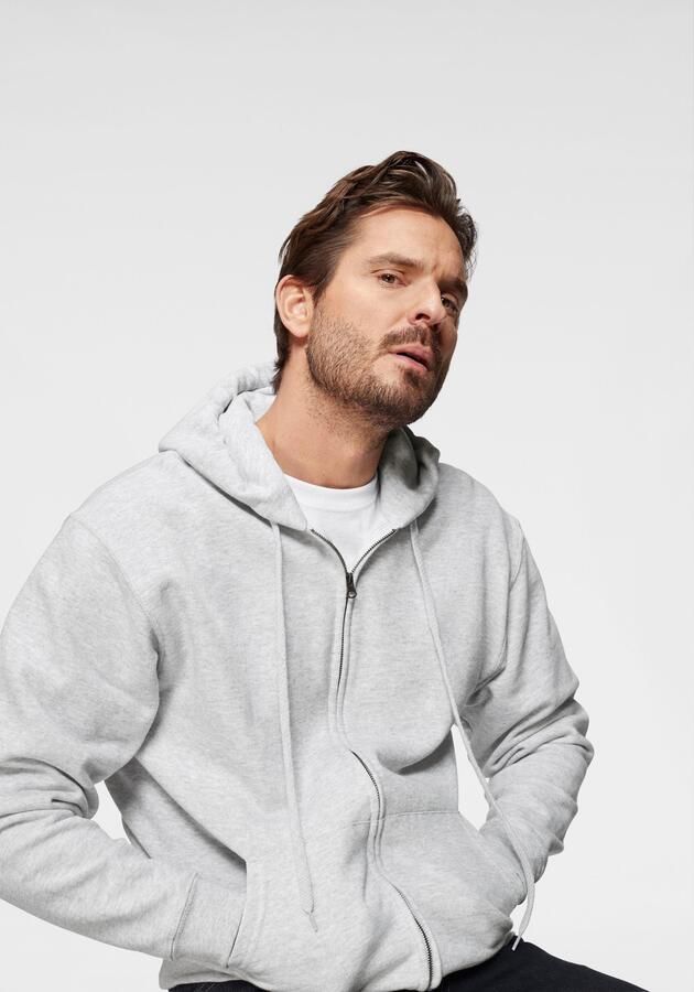 Fruit of the Loom Capuchonsweatvest met kangoeroezak - Foto 7