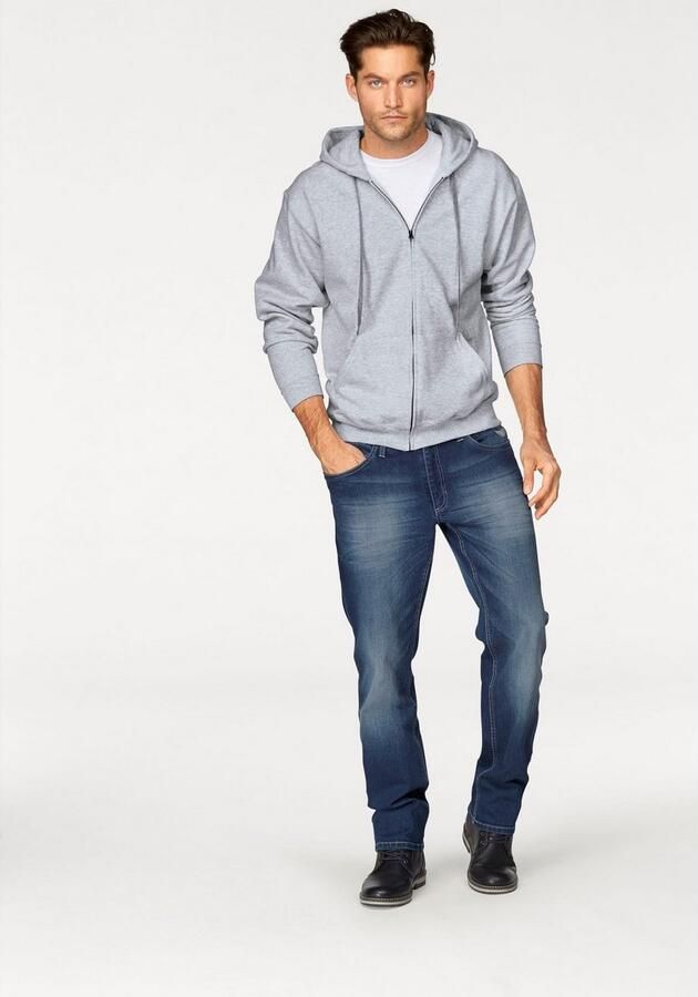 Fruit of the Loom Capuchonsweatvest met kangoeroezak - Foto 5