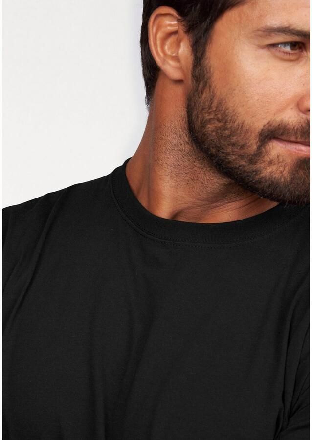 Fruit of the Loom Shirt met lange mouwen van puur katoen 2-pack (set 2-delig) - Foto 3