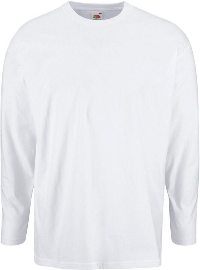 Fruit of the Loom Shirt met lange mouwen van puur katoen 2-pack (set 2-delig) - Foto 2