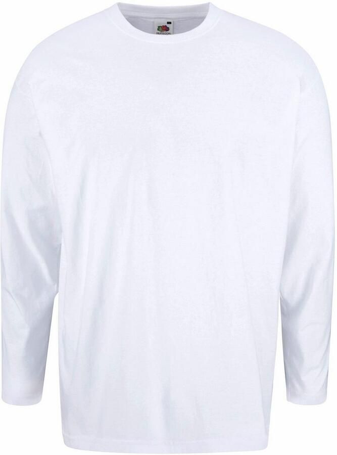 Fruit of the Loom Shirt met lange mouwen van puur katoen 2-pack (set 2-delig) - Foto 2