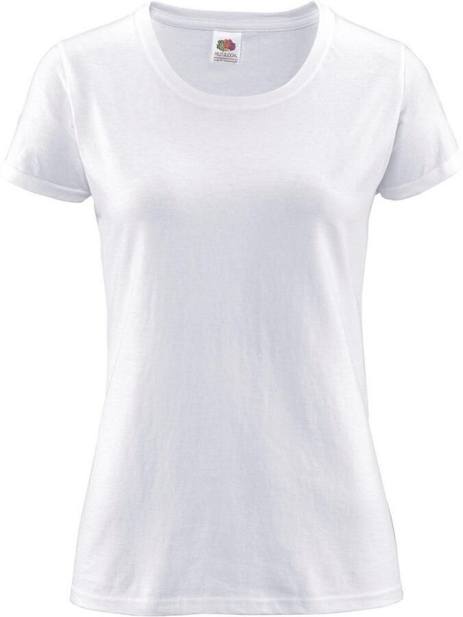 Fruit of the Loom Shirt met ronde hals Lady Fit Premium (2-delig Set van 2) - Foto 3