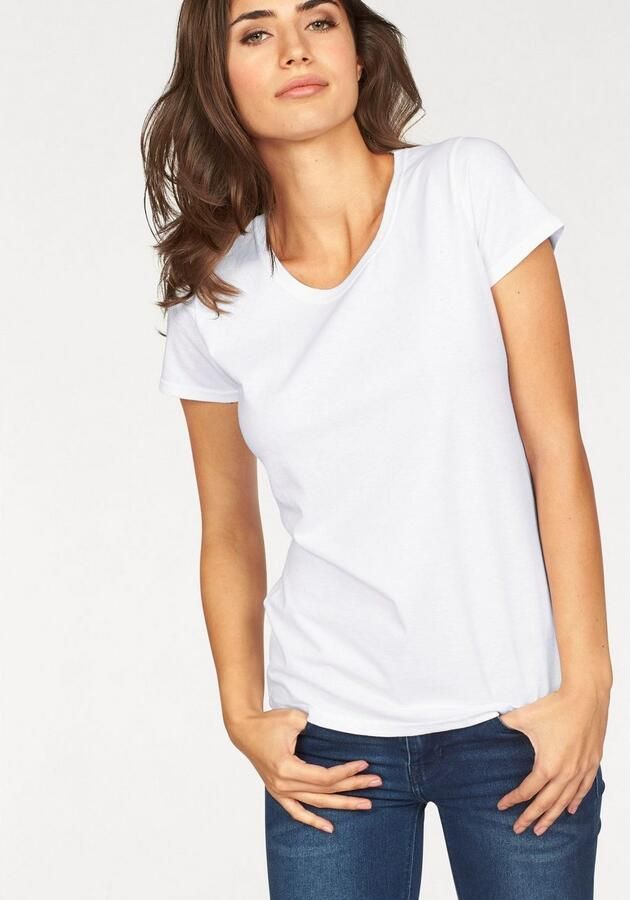 Fruit of the Loom Shirt met ronde hals Lady Fit Premium (2-delig Set van 2) - Foto 7