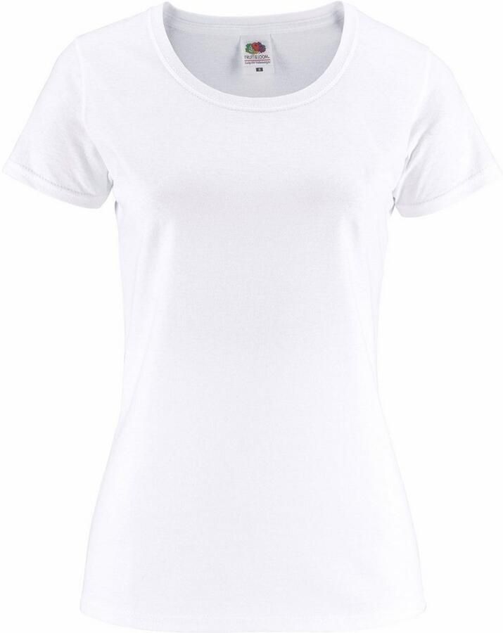 Fruit of the Loom Shirt met ronde hals Lady Fit Premium (2-delig Set van 2) - Foto 3